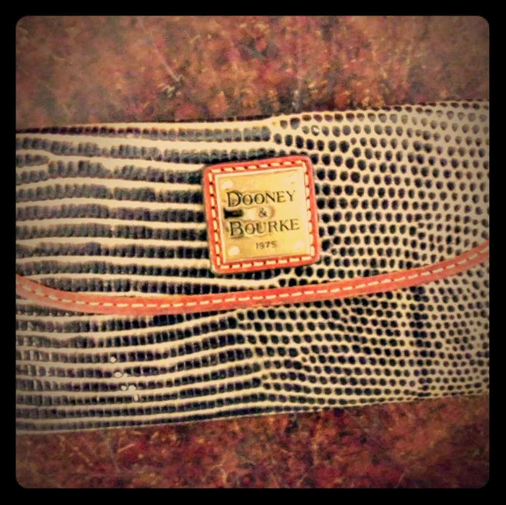 Dooney & Bourke Lizard-Embossed Continental Wallet